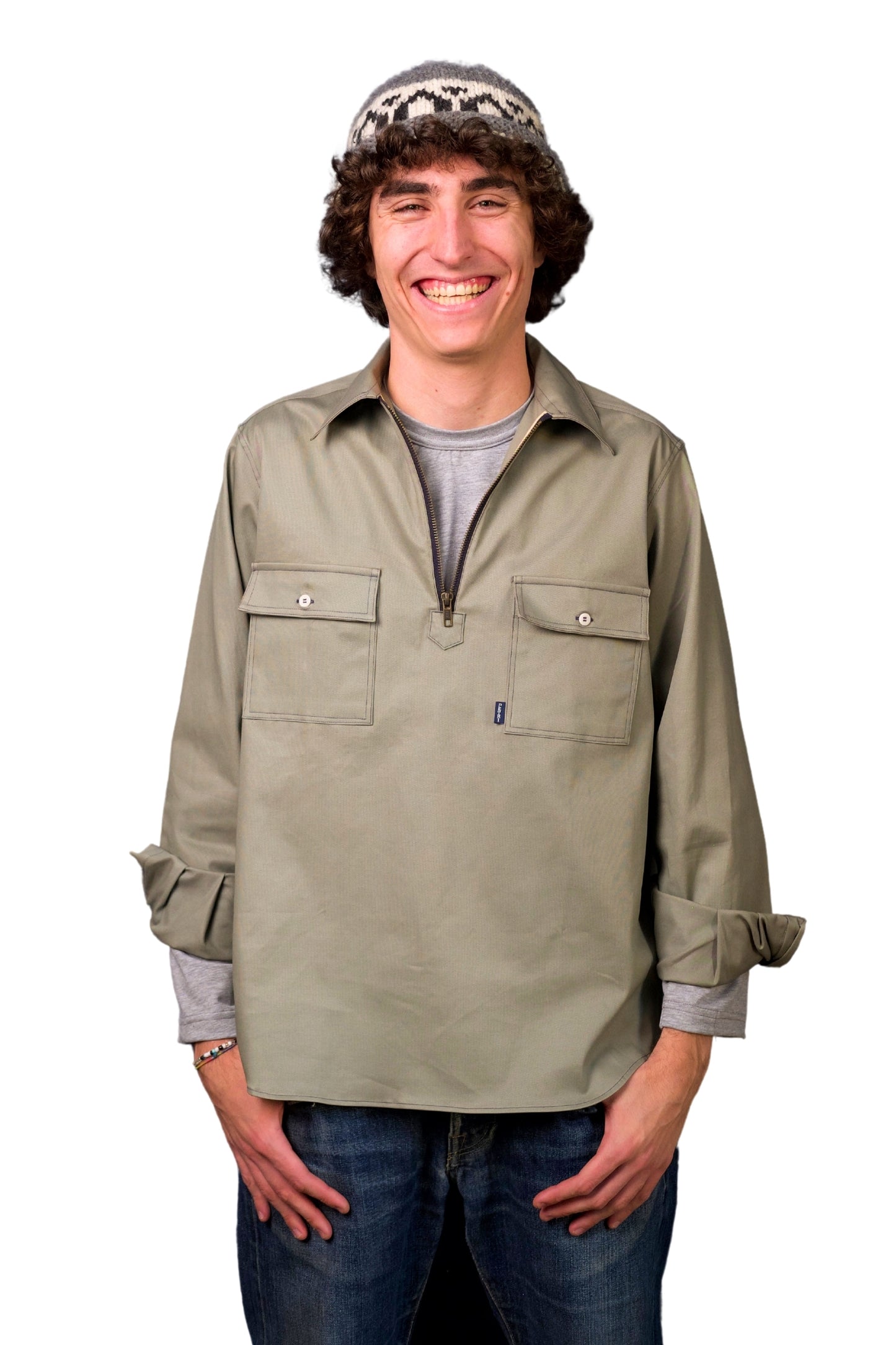 "SANTA BARBARA" - CASUAL COTTON TWILL SHIRT