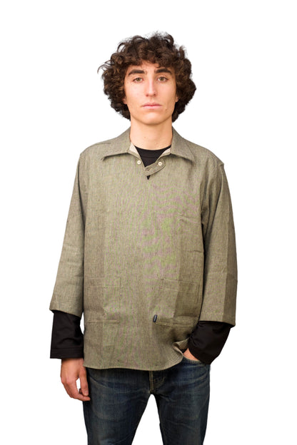 "APACHE" - CASUAL COTTON LINEN SHIRT