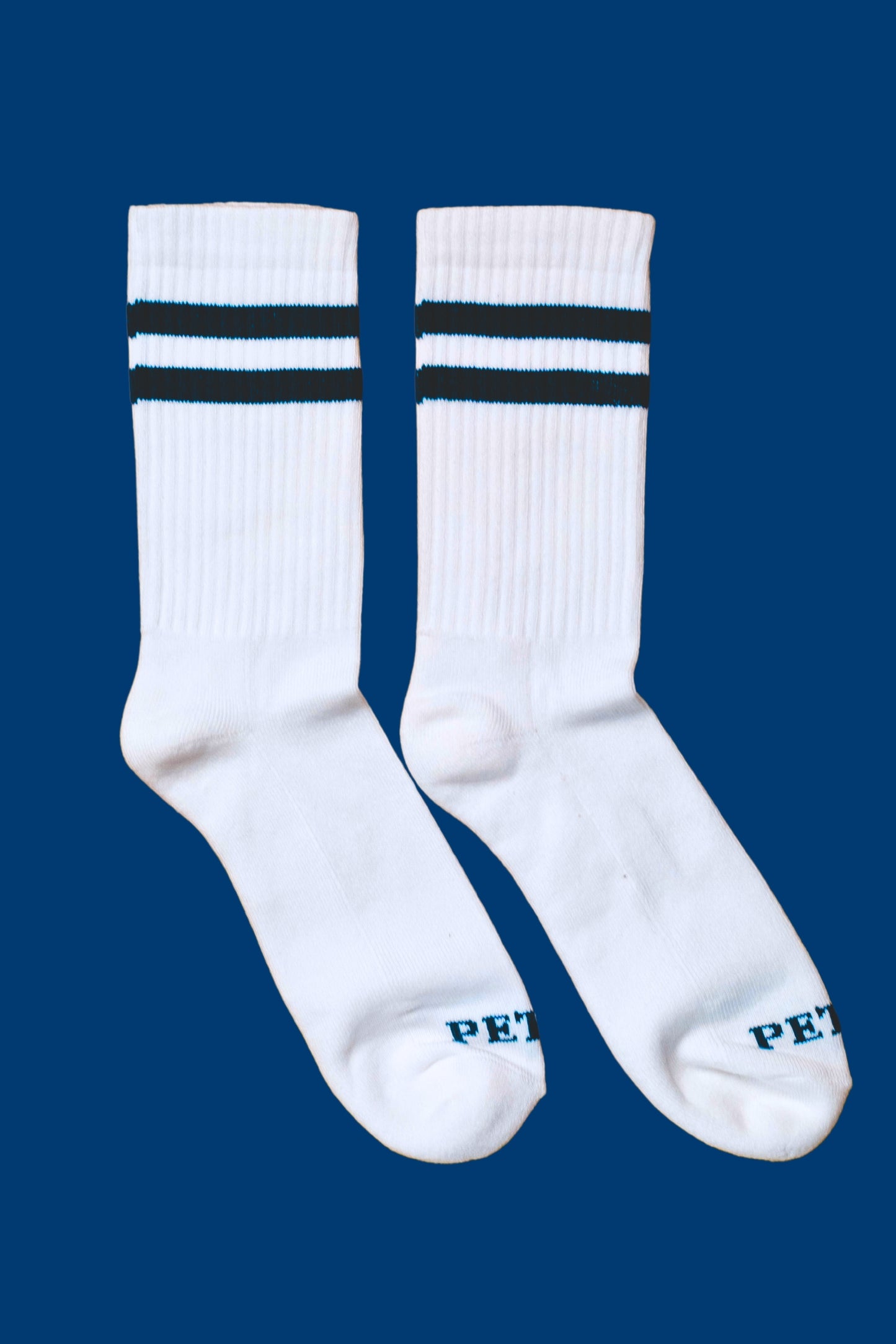 "CALIFORNIA" - BLUE COTTON BAND SPORTS SOCKS