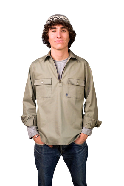 "SANTA BARBARA" - CASUAL COTTON TWILL SHIRT